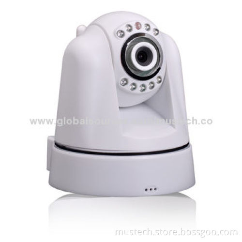 Wireless Indoor Cheap IP Camera for Day/Night, 1/4-inch CMOS Sensor